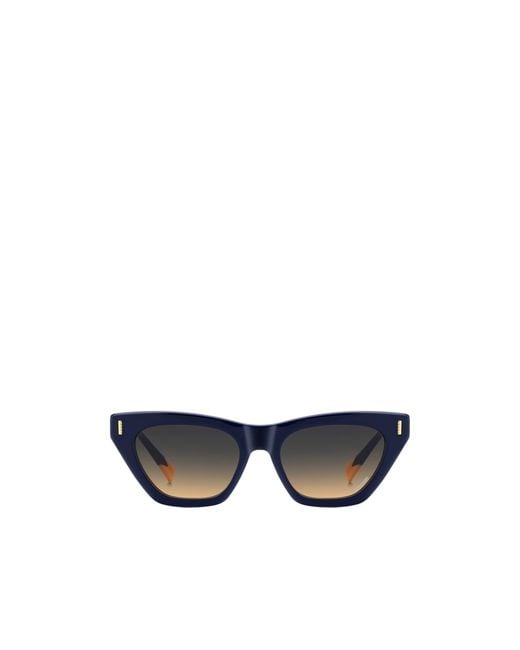 Missoni Blue Logo Detail Sunglasses