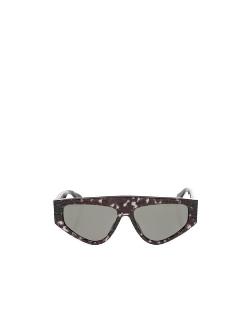 Alaïa Gray Alaïa Geometric-Frame Sunglasses
