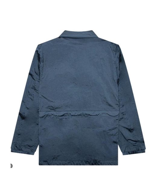Stone Island Blue Compass Badge Field Jacket for men
