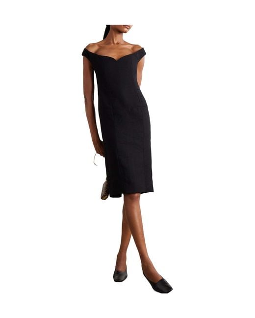 Calvin Klein Black V-Neck Sleeveless Dress