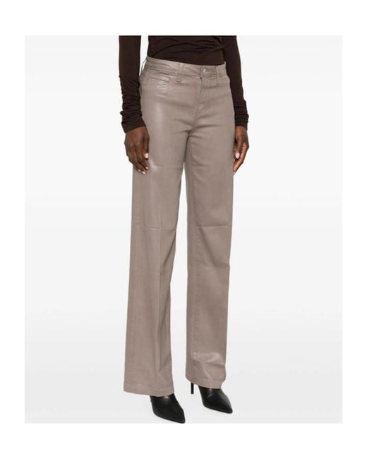 L'Agence Gray Belt Loops Jeans