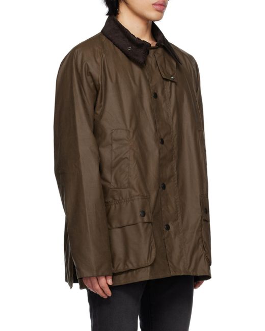 Barbour Brown Long-Sleeved Casual Jacket for men
