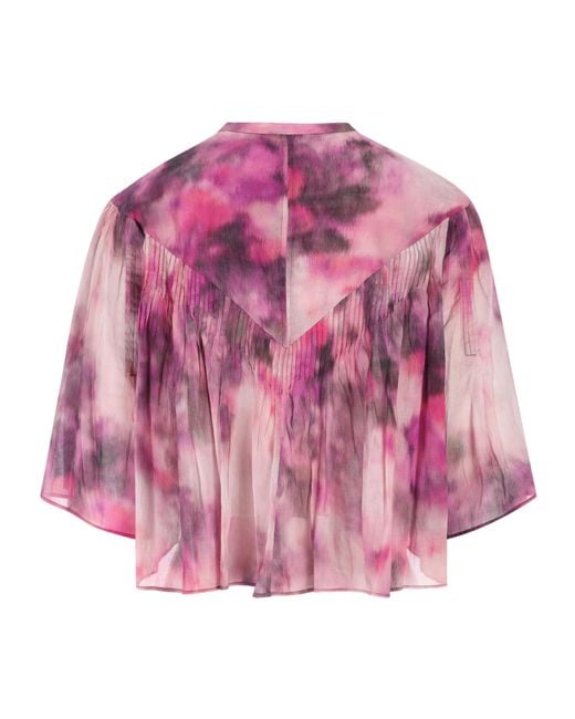 Isabel Marant Pink Isabel Marant Étoile Button Detailed Layered Top