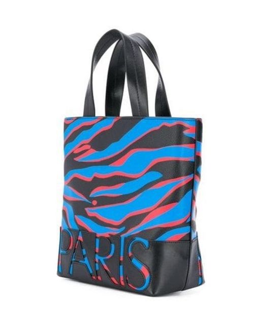 KENZO Blue Printed Handbag