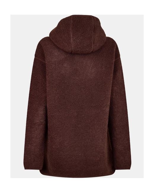 Barbour Brown Hooded Fleece Sweatshirt