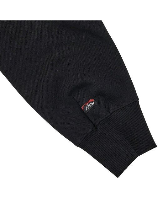 NANGA Black Crew Neck Sweatshirt for men