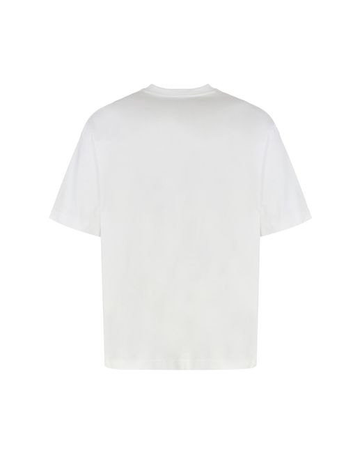 Off-White c/o Virgil Abloh White Logo Crewneck T-Shirt for men