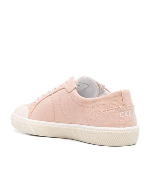 Céline Pink Alan Sneakers With Triomphe