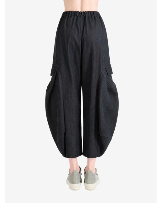 Comme des Garçons Gray Elastic Waist Casual Pants