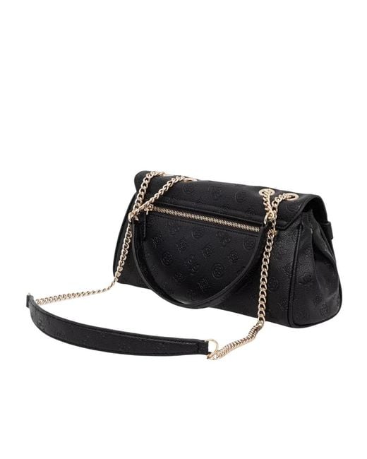 Guess Black Flap Shoulder Bag