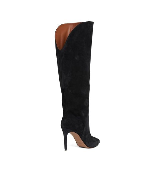 Paris Texas Black Pointed Toe Boots