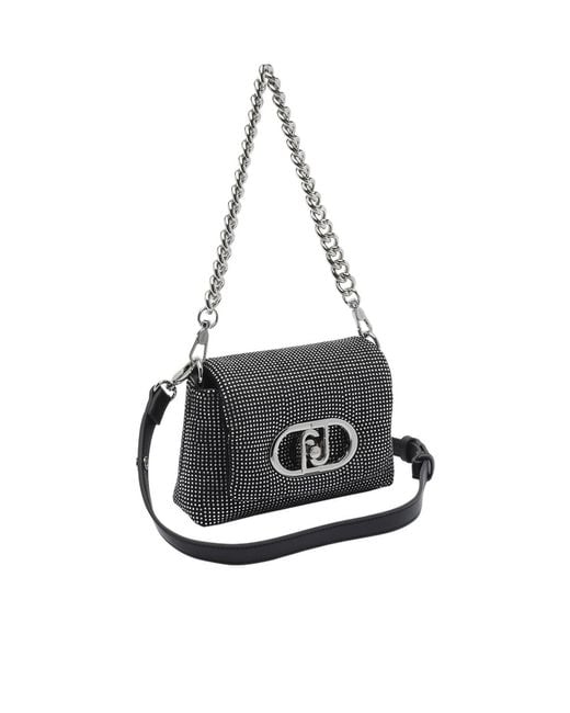 Liu Jo White Lapuffy Small Embellished Bag