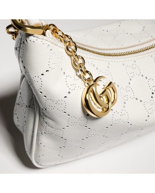 Gucci Natural Lady Lunetta Small Shoulder Bag With Chain