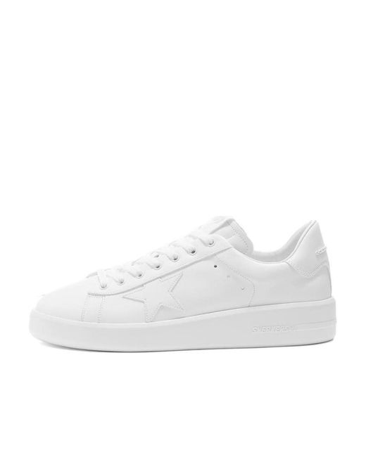 Golden Goose Deluxe Brand White Round Head Lacing Casual Sneakers for men