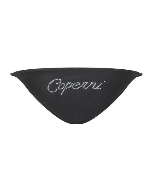 Coperni Black Logo-Embellished Bikini Bottoms