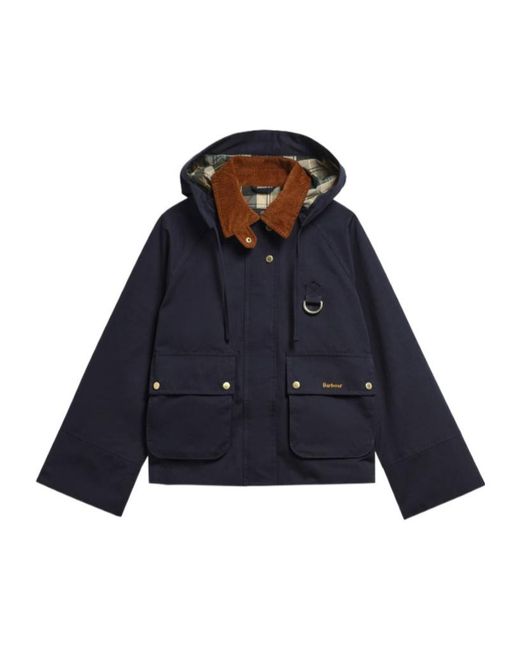 Barbour Blue Rain Jacket