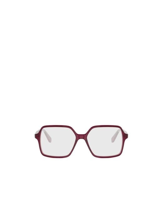 Céline White Full Frame Plain Mirror