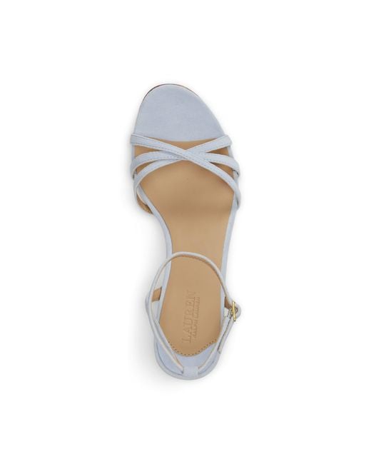 Ralph Lauren White High Heel Sandals
