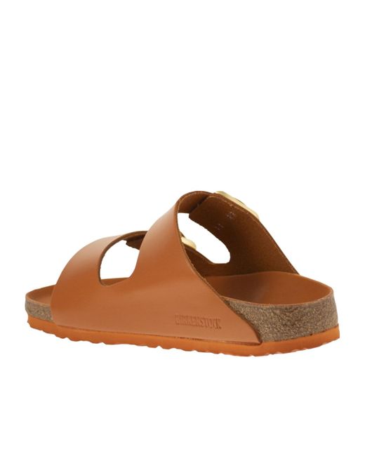 Birkenstock Brown Arizona Double Buckled Slip-On Sandals for men