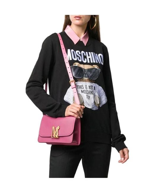 Moschino Black Printed Logo Sweater