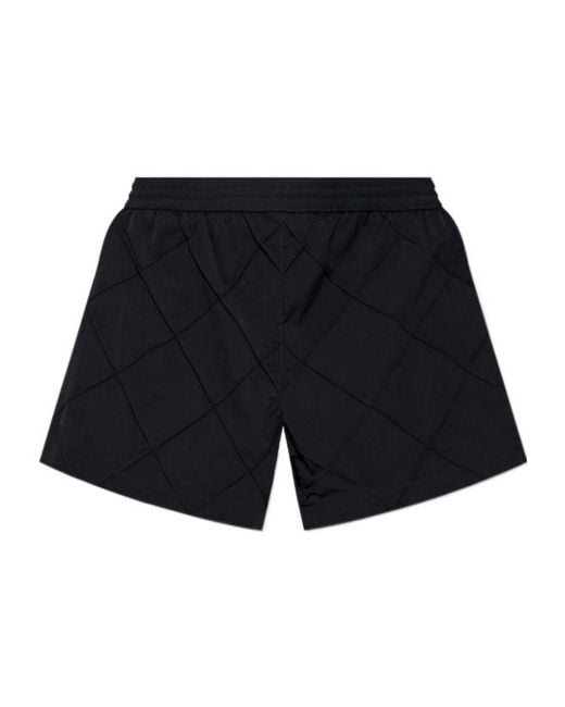 Bottega Veneta Blue Elastic Waist Swimming Trunks for men