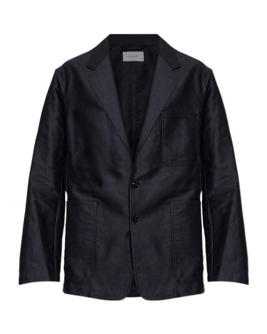 Lemaire Blue Single Breasted Blazer for men
