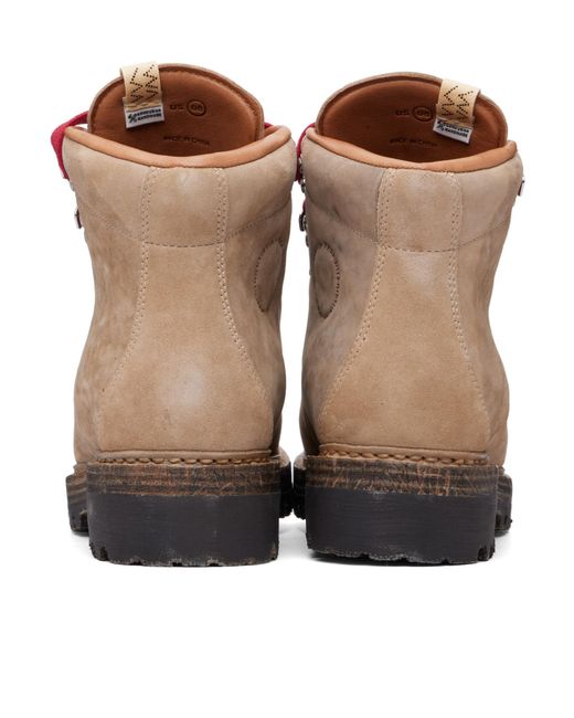 Visvim Brown Whymper Lace-Up Ankle Boots for men