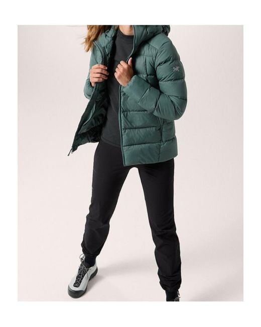 Arc'teryx Green Thorium Hooded Down Jacket