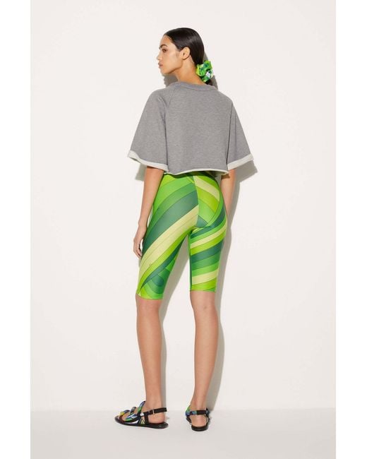 Emilio Pucci Multicolor Pucci Melange-Effect Drawstring Top