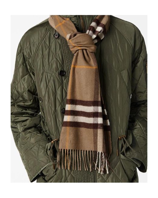 Burberry Multicolor Plaid Pattern Scarf for men