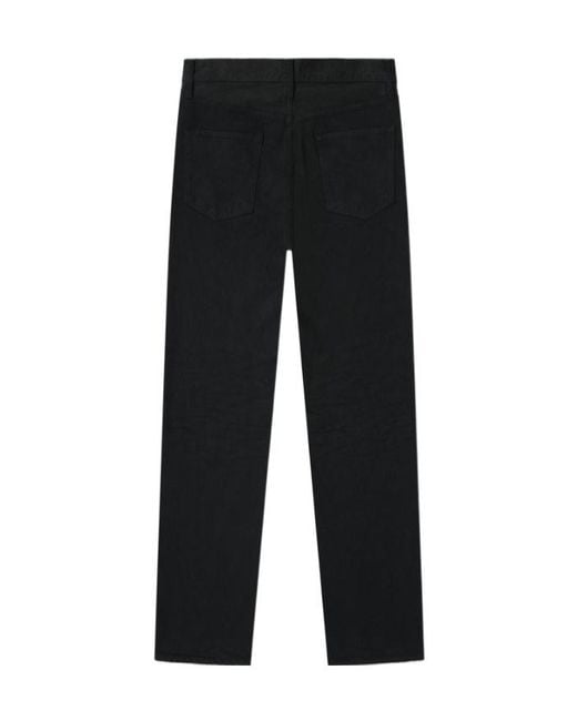 Fear Of God Black Rinsed-Effect Jeans for men