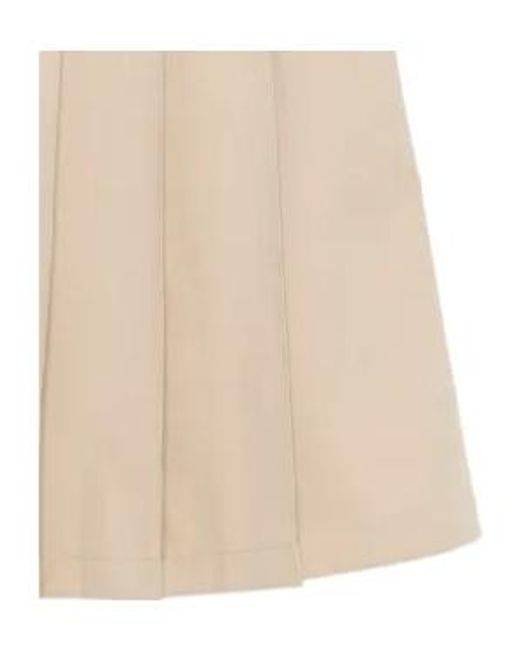 A.P.C. Natural Pleated Midi Skirt