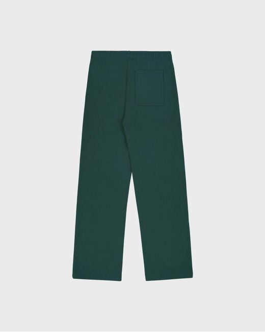 Sporty & Rich Green Ny Crest Embroidered Wide Sweatpant