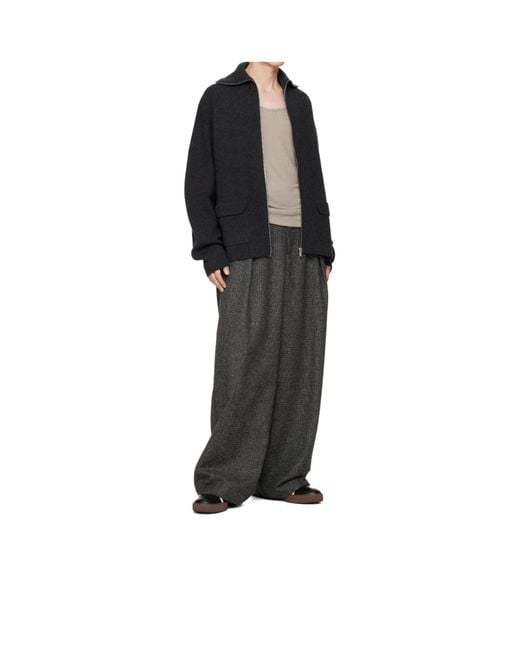 Lanvin Black Dbb1 Leather Tongue Sneakers for men