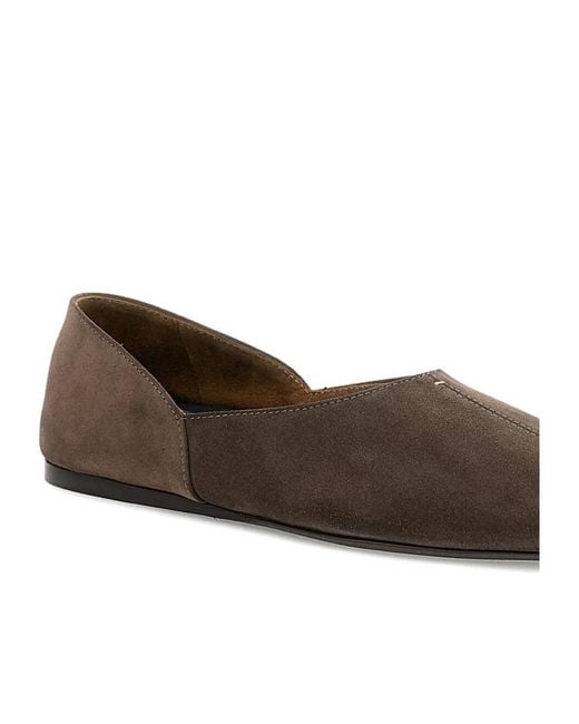 Khaite Brown Jane Ballerine Flat Shoes