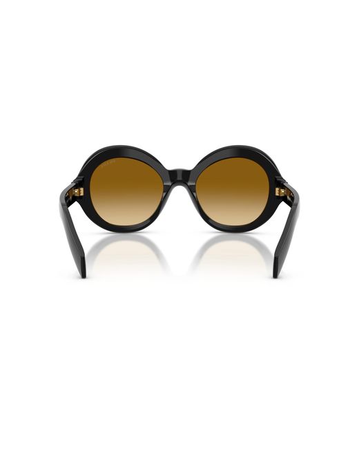 Prada Multicolor Eyewear Oversized Round Frame Sunglasses