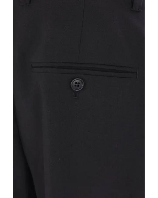 Prada Blue Pleat-Detailed Trousers