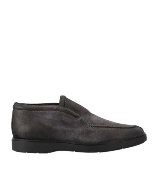Tagliatore Brown Round Toe Slip-On Loafers for men