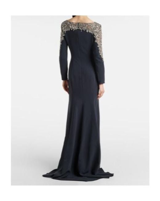 Jenny Packham Blue Embroidered Solstice Gown