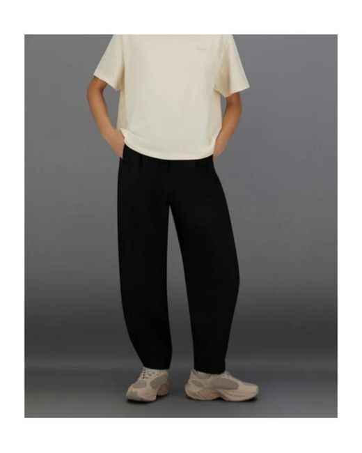 Herno Black Laminar High-Waist Wide-Leg Pants