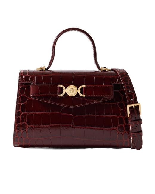 Versace Red Medusa 95 Tote Bag