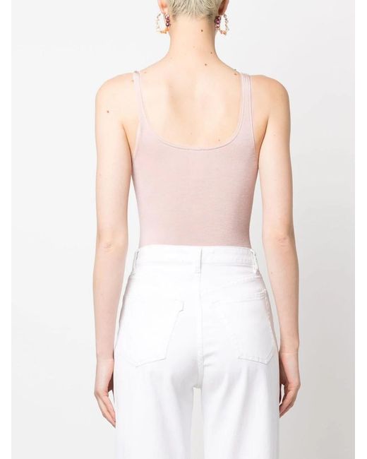 Wolford Pink Scoop-Neck Sleeveless Body