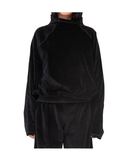 Baserange Black Long-Sleeved Turtleneck Sweater