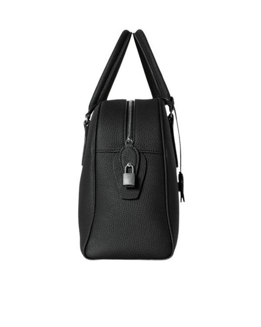 The Row Black India 10.00 Leather Tote Bag