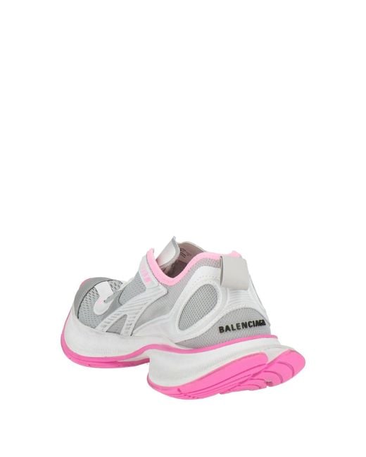 Balenciaga Pink Color Blocked Sneakers