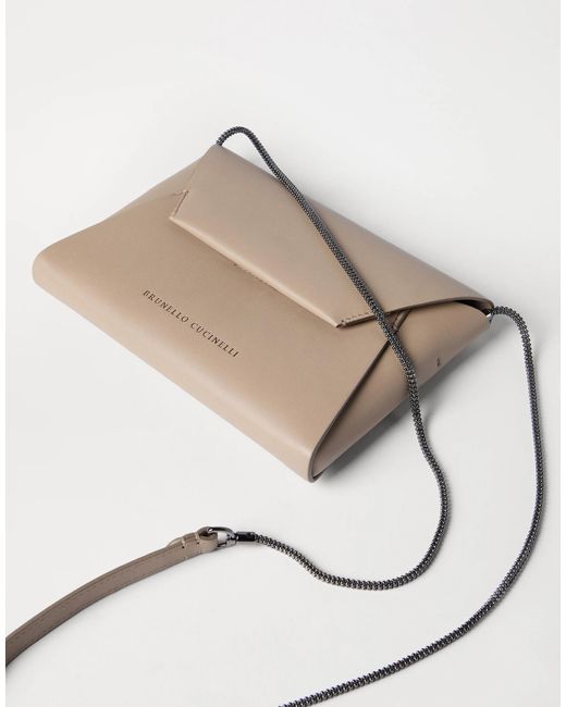 Brunello Cucinelli Natural Bc Duo Pochette Bag