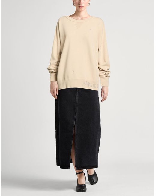 Maison Margiela Natural Long Sleeves Sweatshirt