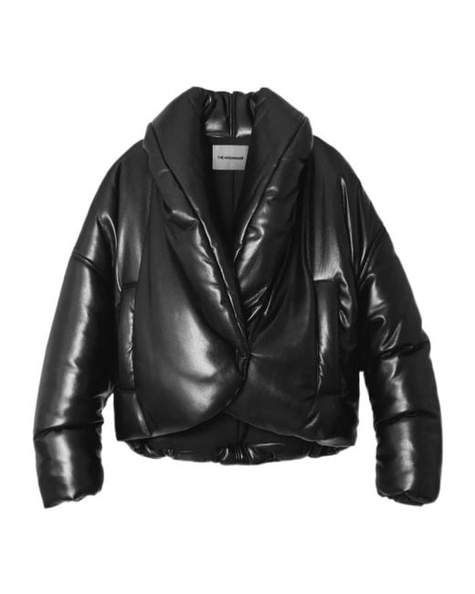ANDAMANE Black Long-Sleeved Casual Jacket