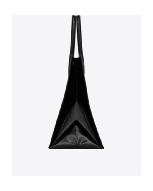 Saint Laurent Black Rive Gauche Small Tote Bag