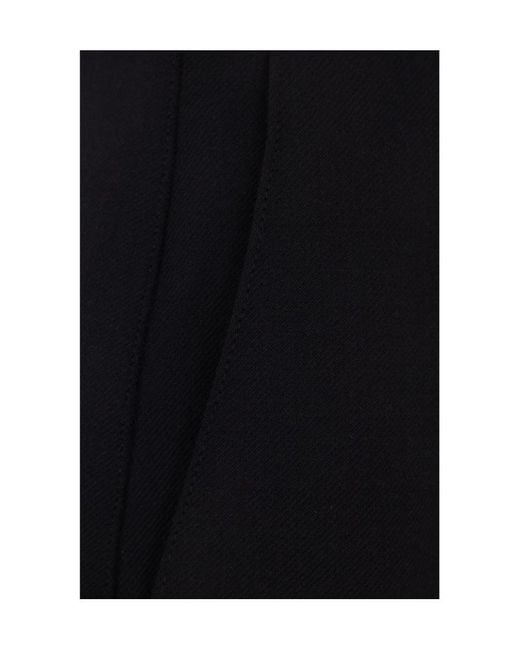 Alaïa Black Alaïa High-Waist Cropped Trousers